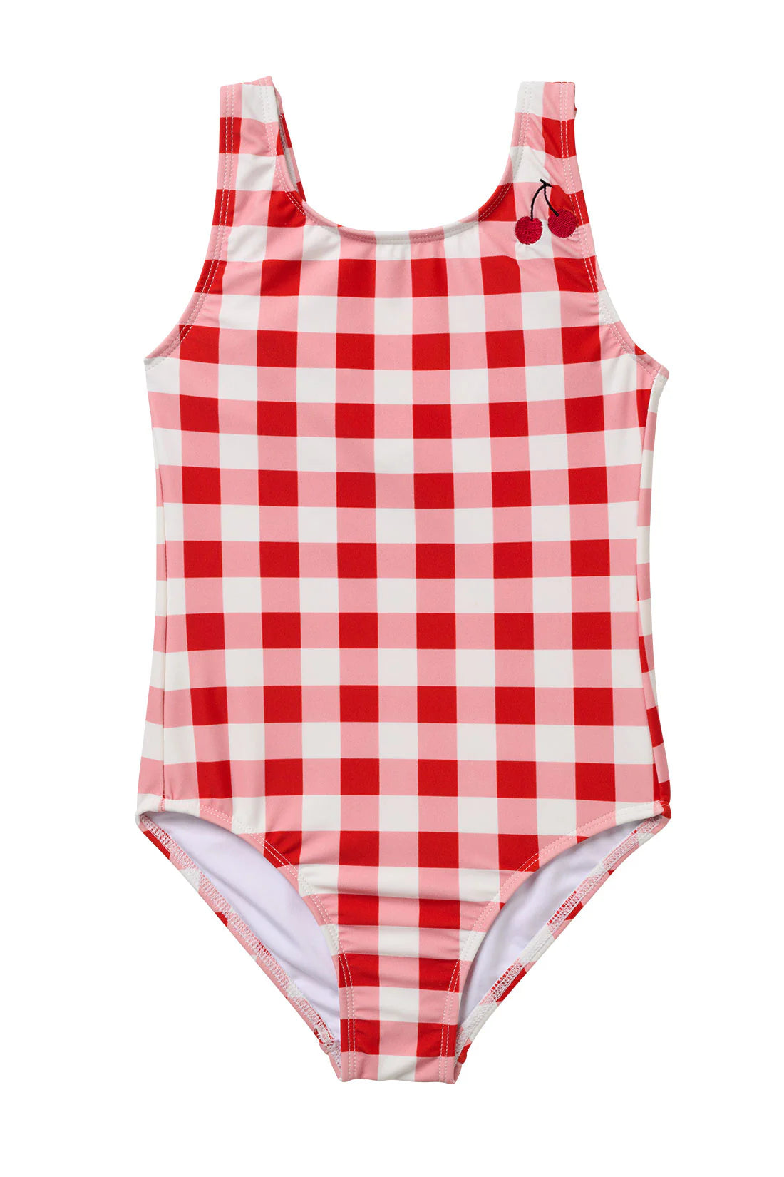 Seaside Gingham One Piece Swimsuit | Cherry