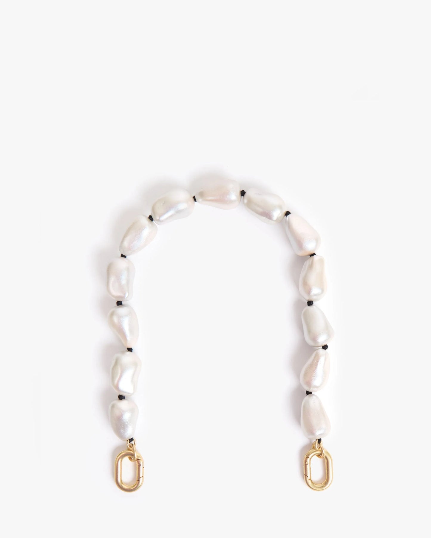 Shortie Strap | Cream Baroque Pearl