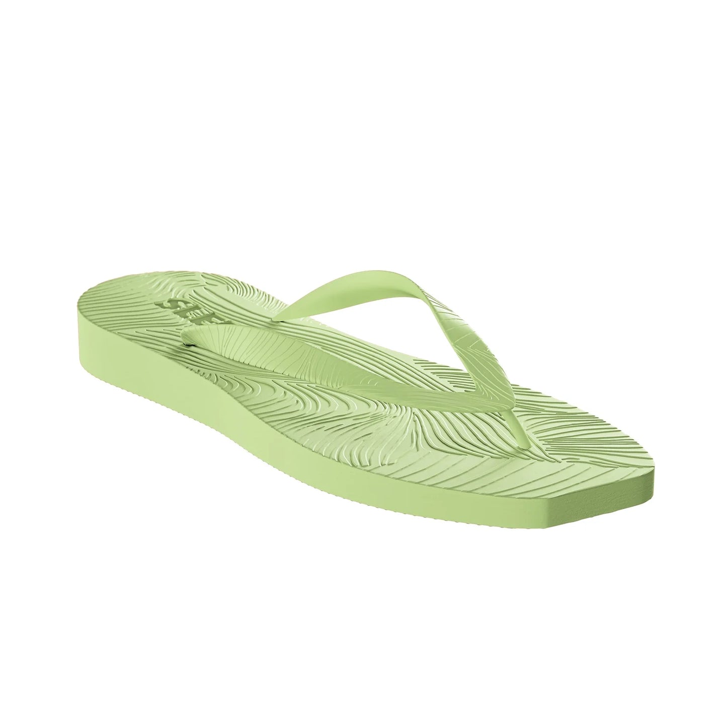 Tapered Platform Sap Green Flip Flop