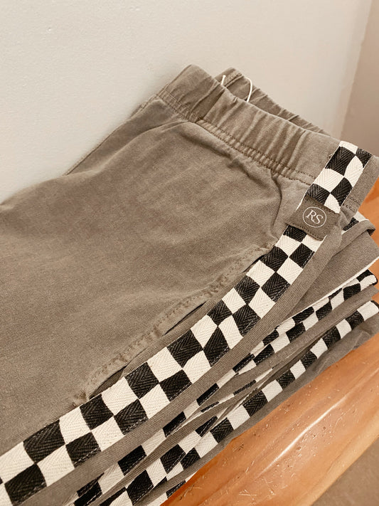 Slater Checkerboard Pant | Olive