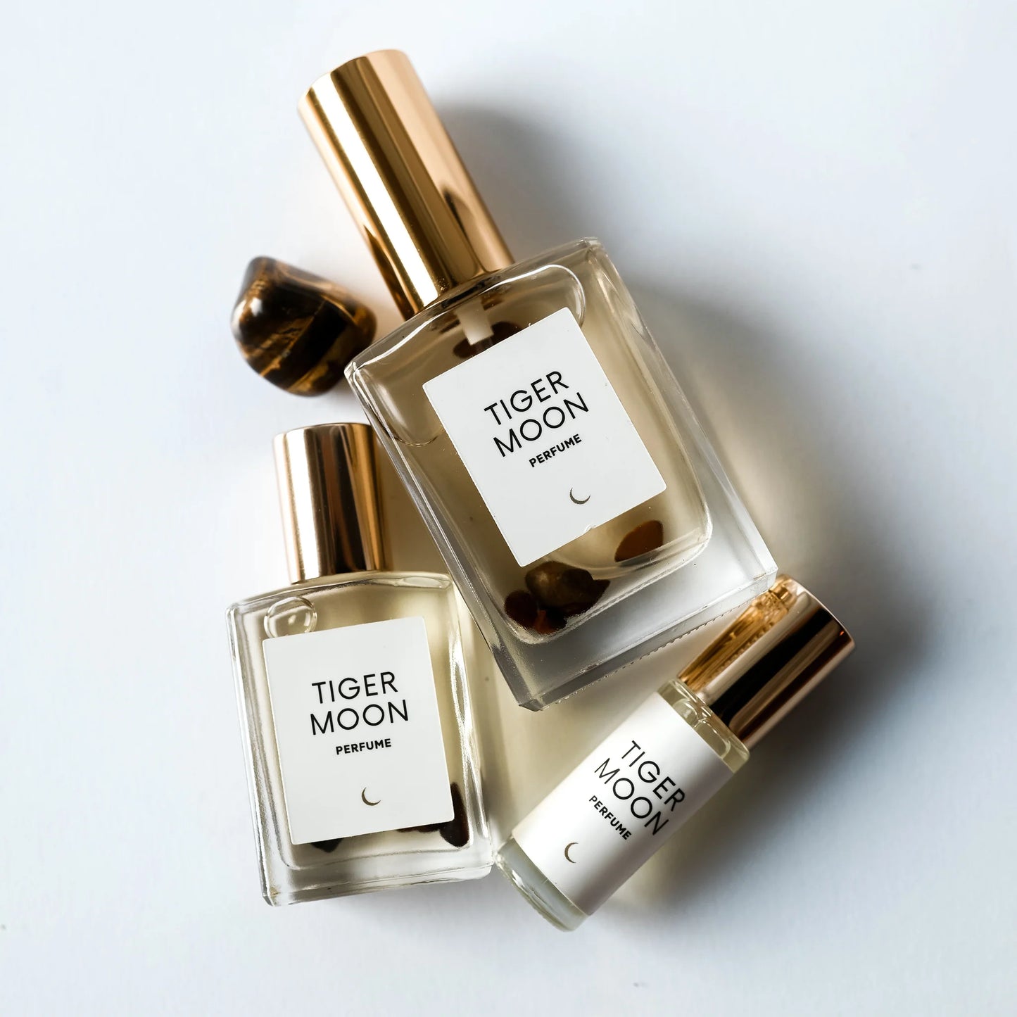 Tiger Moon Perfume Oil | 15ml Roller + Gems