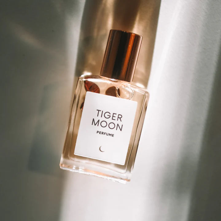 Tiger Moon Perfume Oil | 15ml Roller + Gems