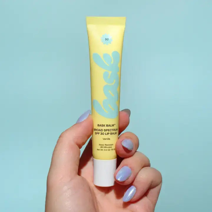 Bask Sunscreen - Bask Balm SPF 30 Lip Balm & Lip Gloss (Vanilla)