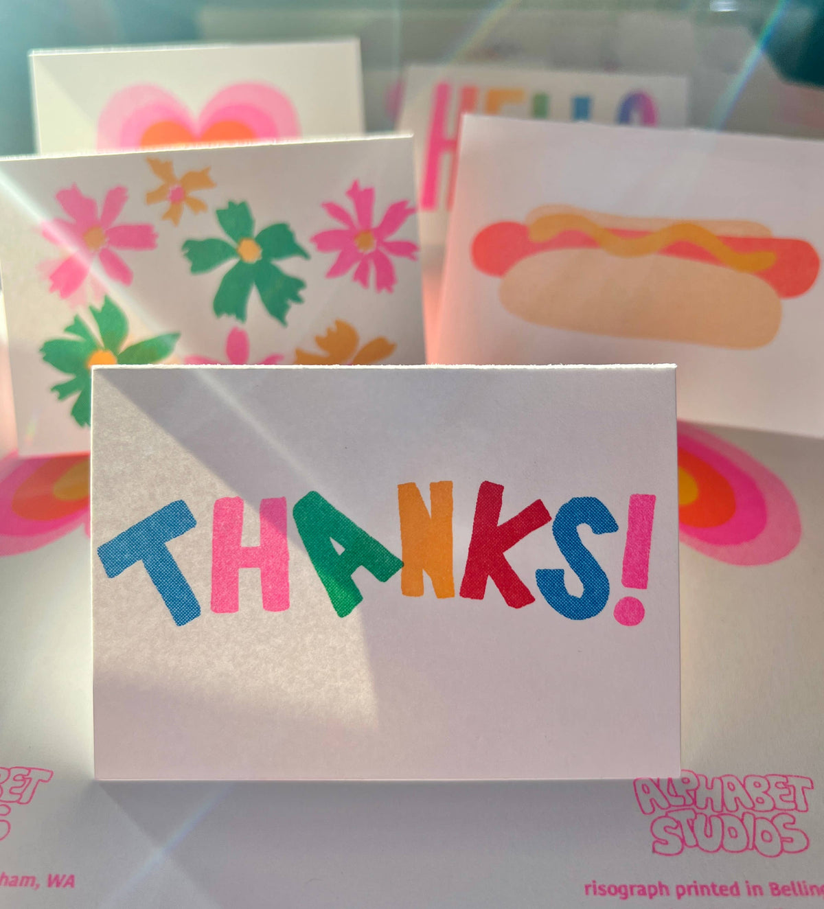 Alphabet Studios - THANKS ENCLOSURE GREETING CARD BOX OF 6