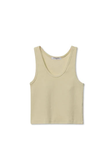Blondie Rib Bra Friendly Tank | Custard