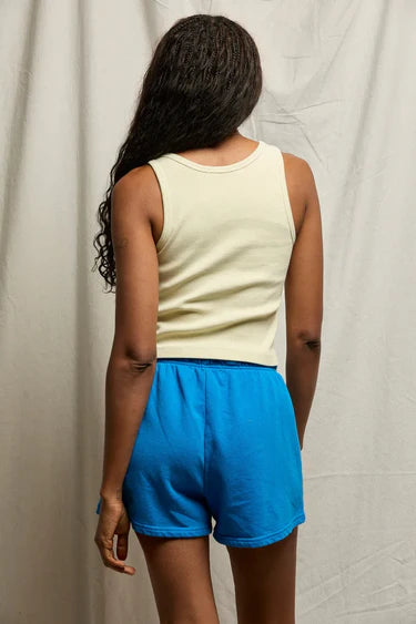 Blondie Rib Bra Friendly Tank | Custard