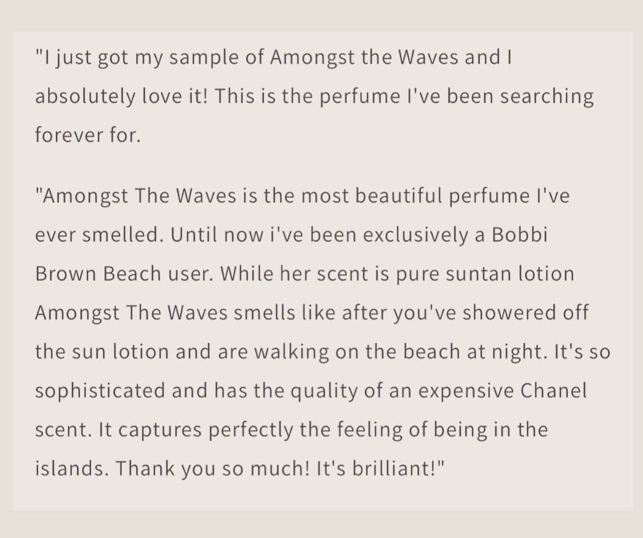 Amongst The Waves Perfume Oil