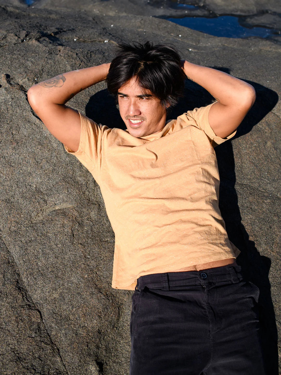 Cosmos Tee | Tan Earth