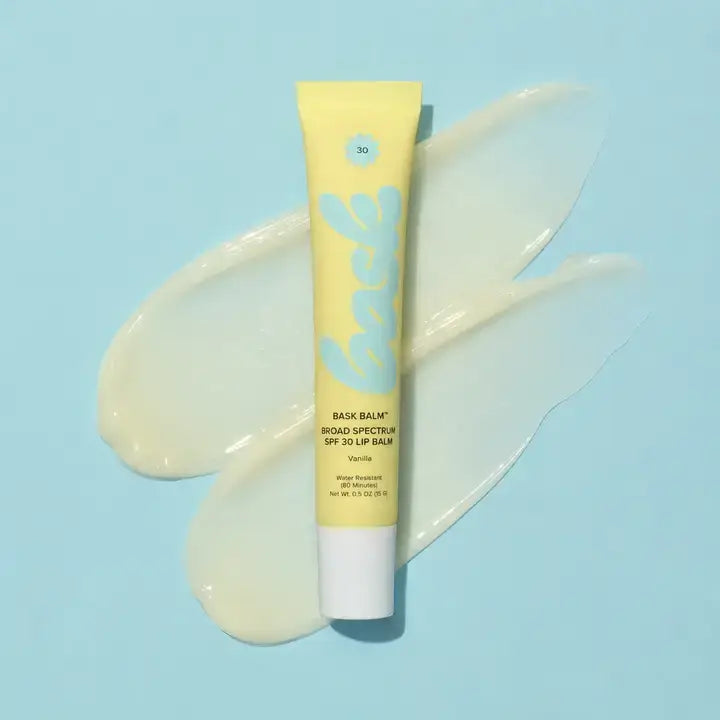 Bask Sunscreen - Bask Balm SPF 30 Lip Balm & Lip Gloss (Vanilla)