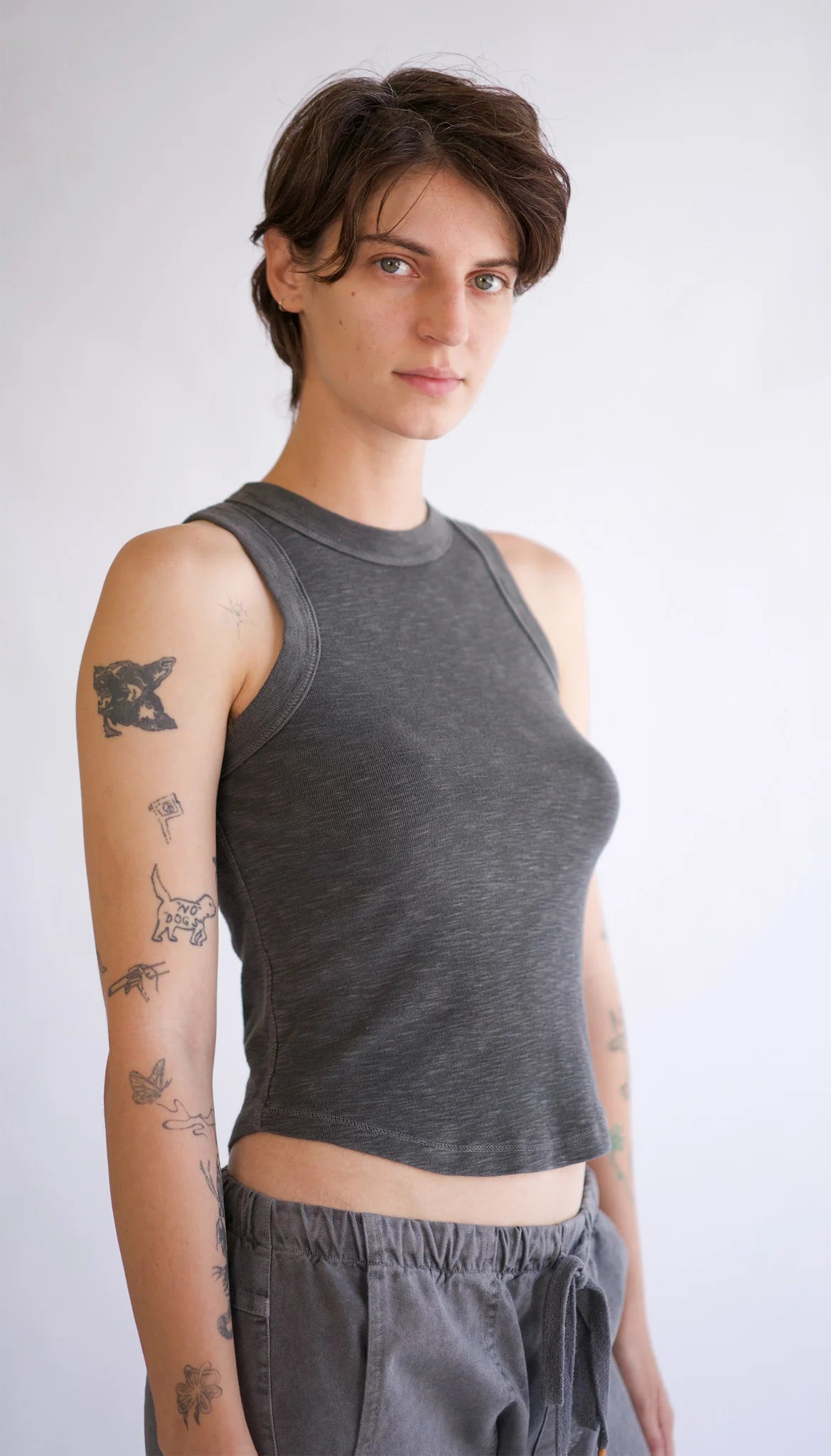 Freddy Muscle Tank | Black Wash