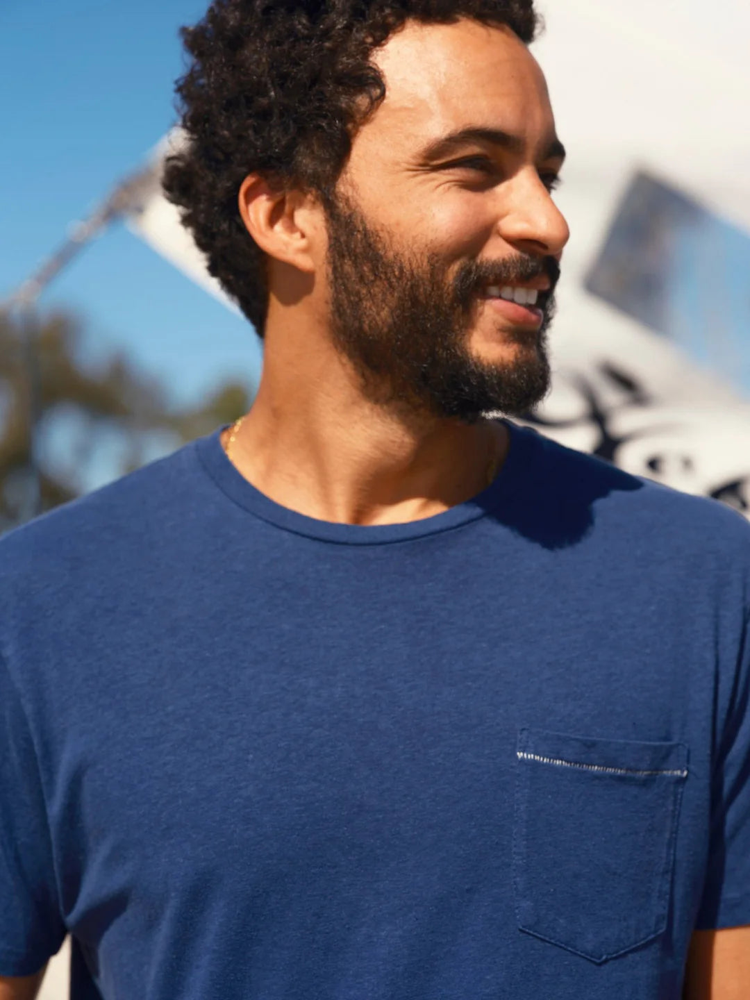Hemp Pocket Tee | Indigo