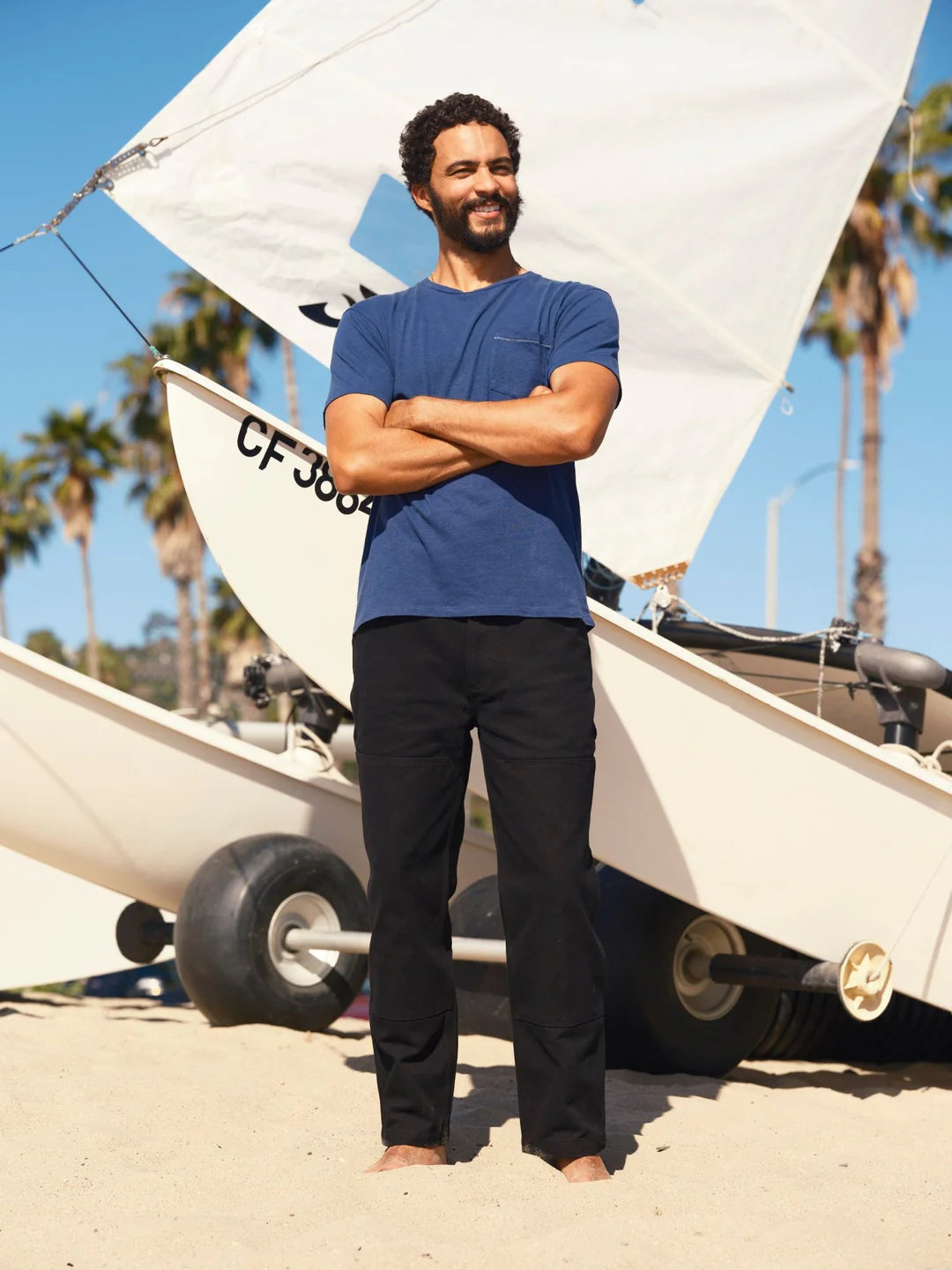 Hemp Pocket Tee | Indigo