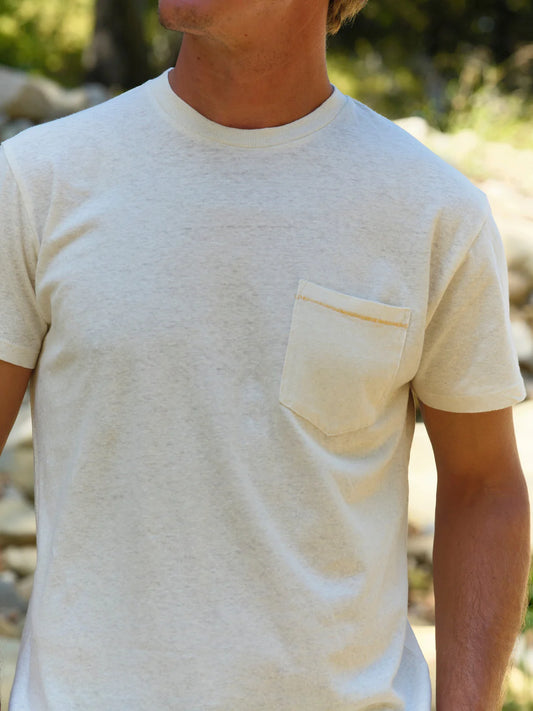Hemp Pocket Tee | Natural