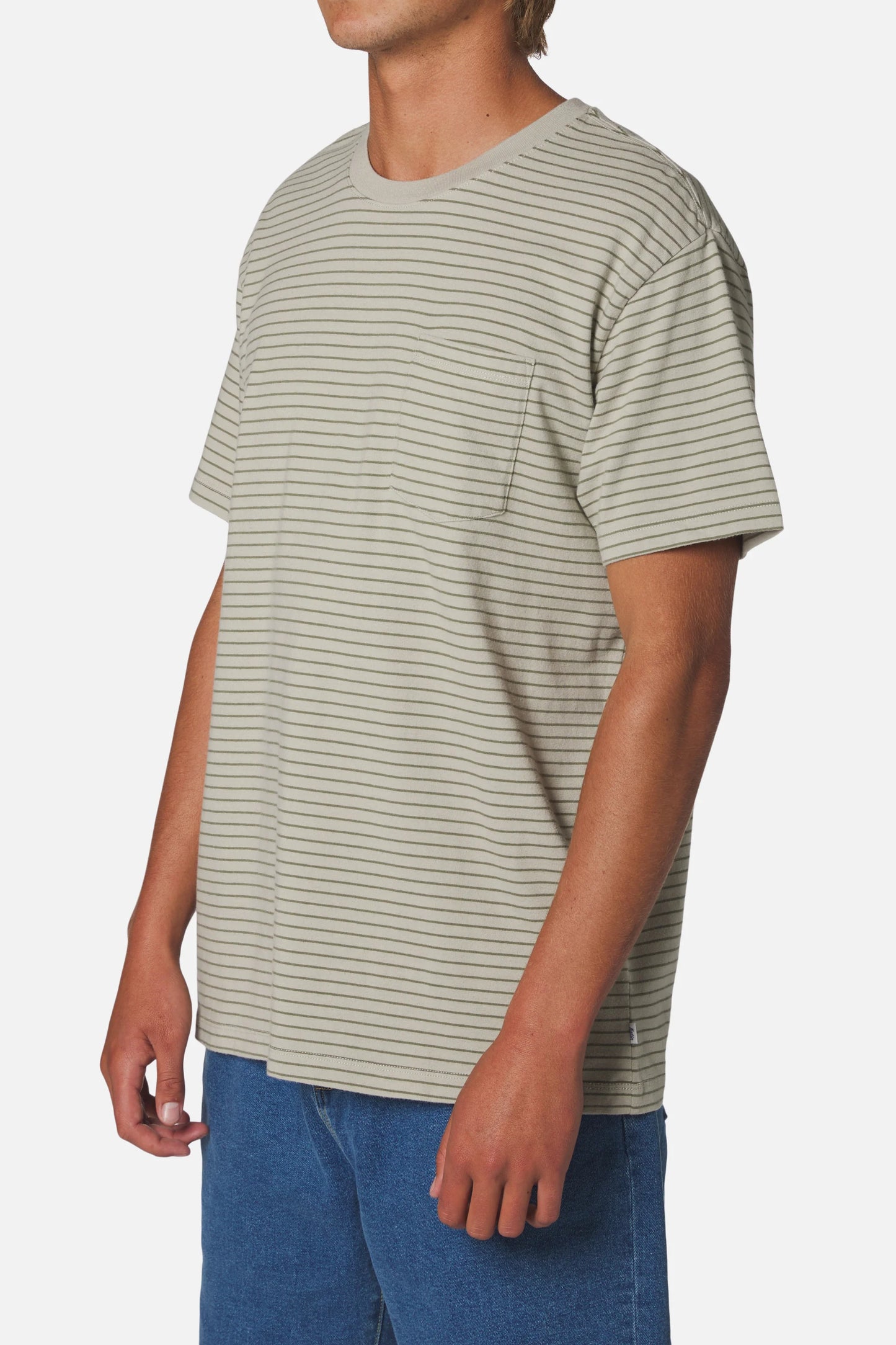 Finley Pocket Tee | Mineral Grey