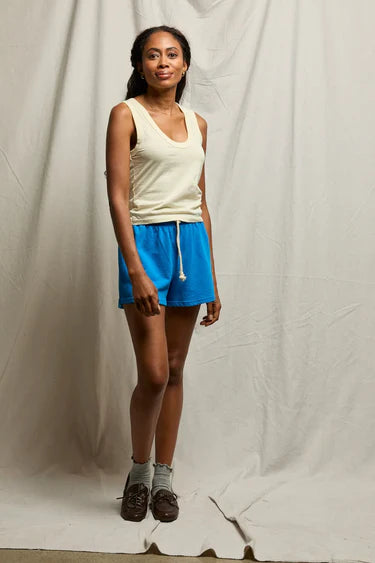 Layla French Terry Sweat Shorts | Cobalt