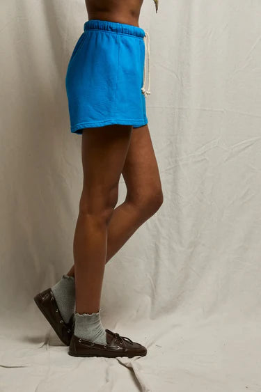Layla French Terry Sweat Shorts | Cobalt