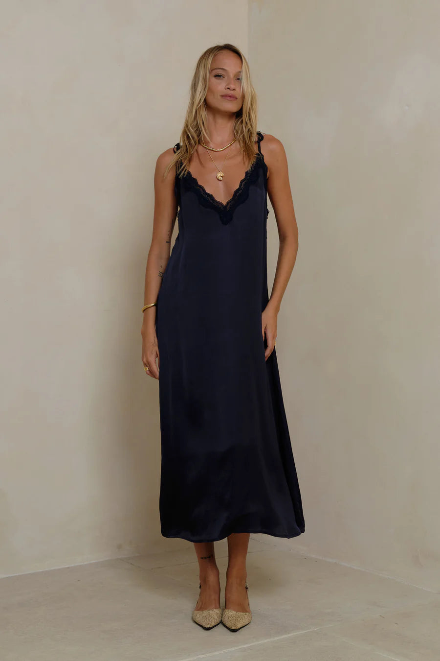 Orina Dress | Navy