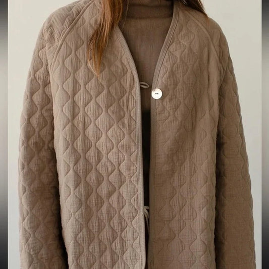 Quilted Jacket Mushroom