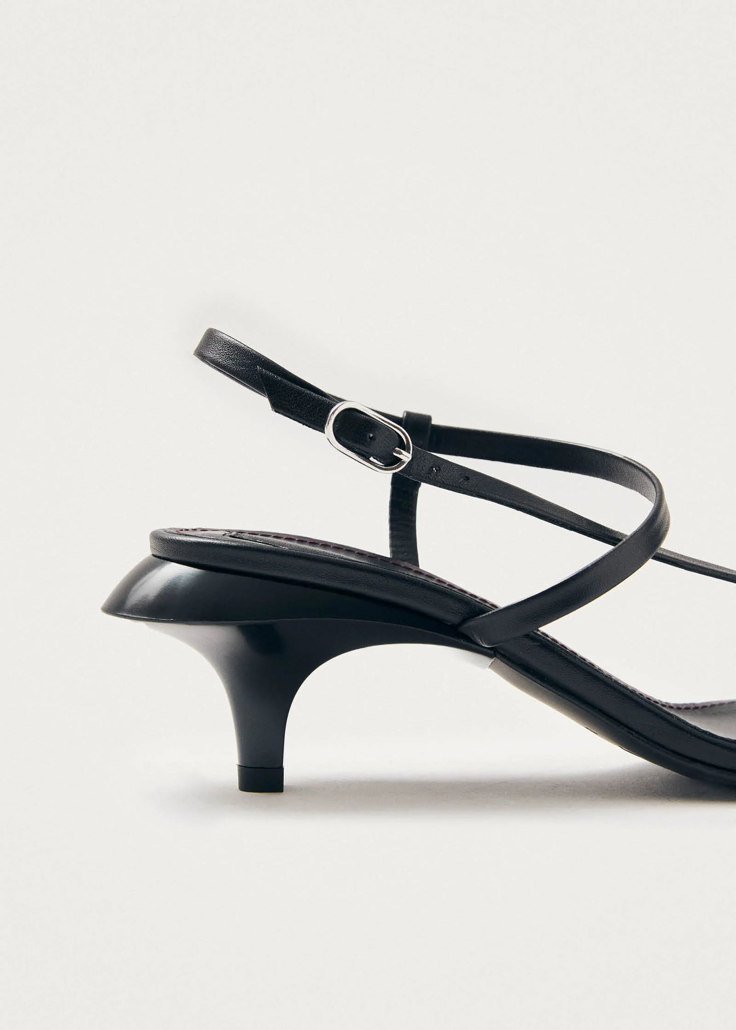 Magali Black Leather Sandals