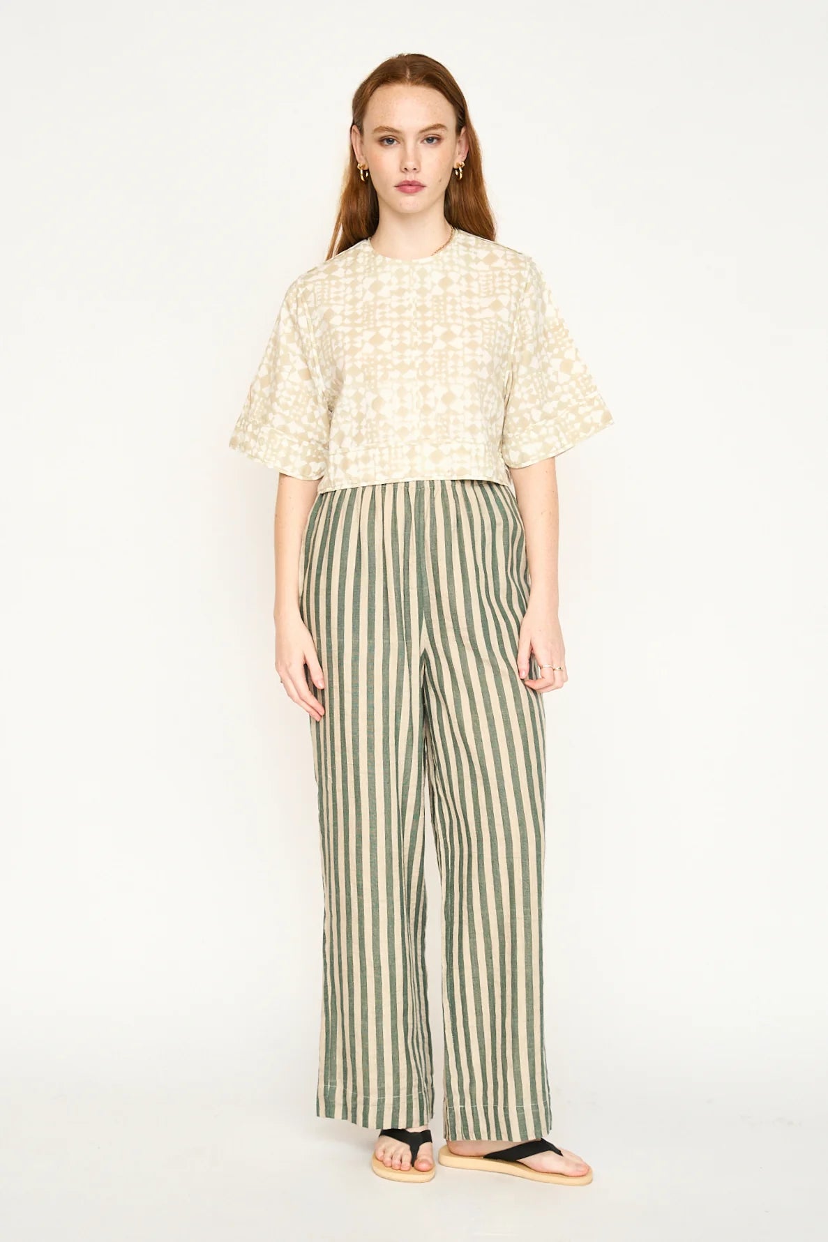 BADEN PANT | SAFARI STRIPE