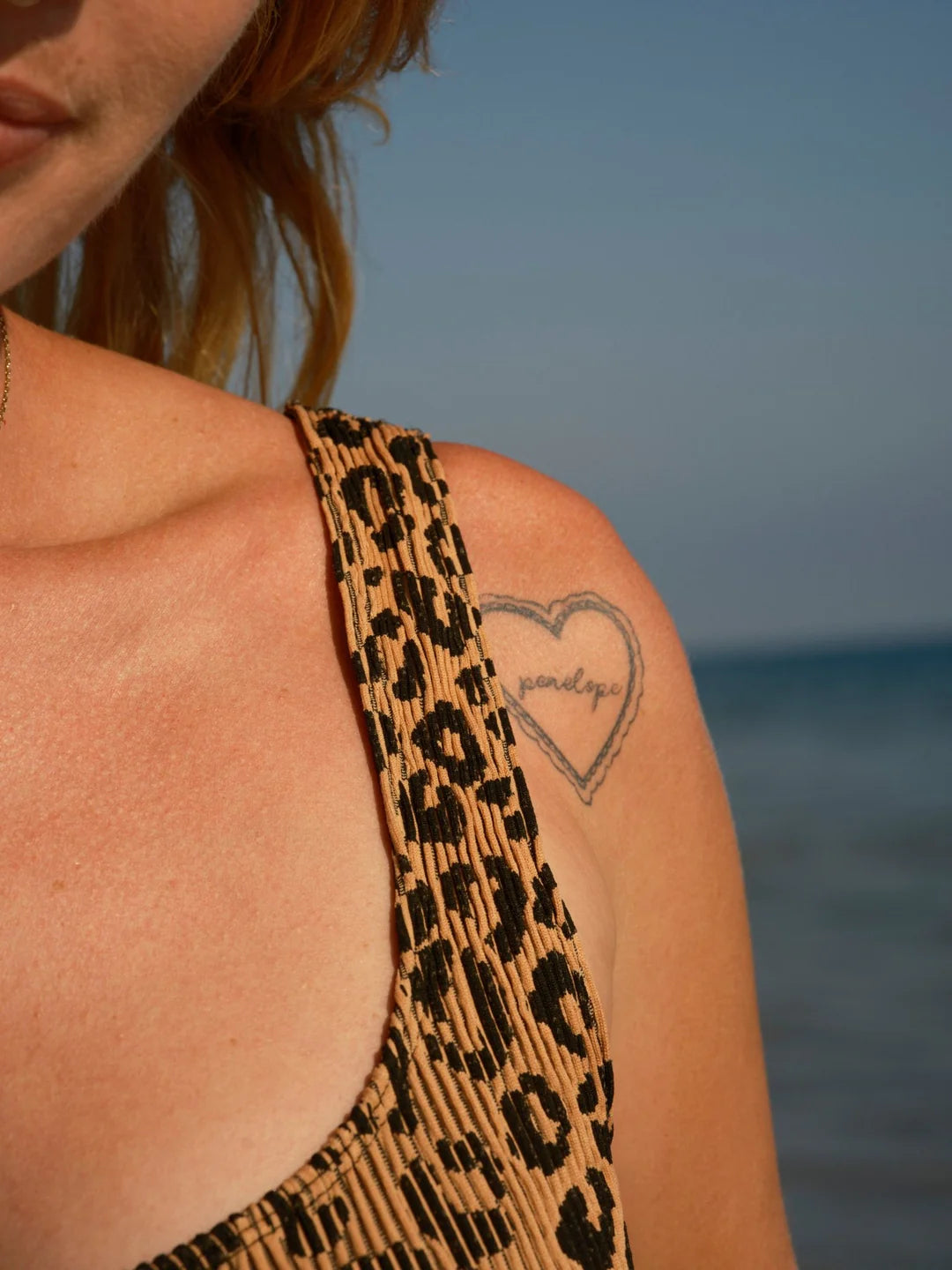 Ripple Bikini Top | Leopard