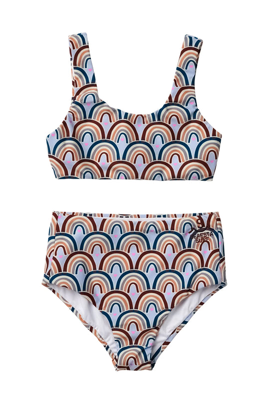 SEA ARCHES RETRO / HAZE BLUE / TWO PIECE SWIMSUIT
