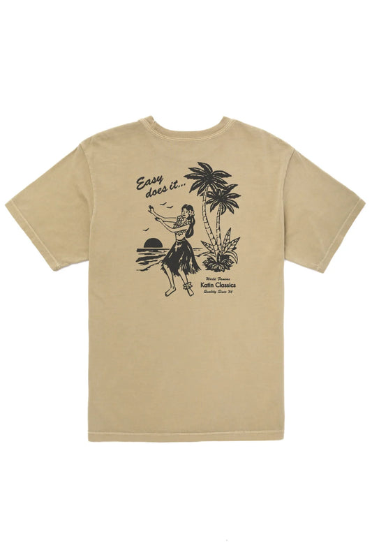 AUANA TEE | COVERT GREEN VINTAGE WASH