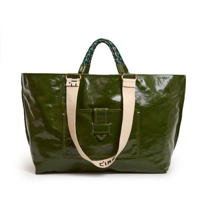 Grande Bateau Tote - Crinkle Patent